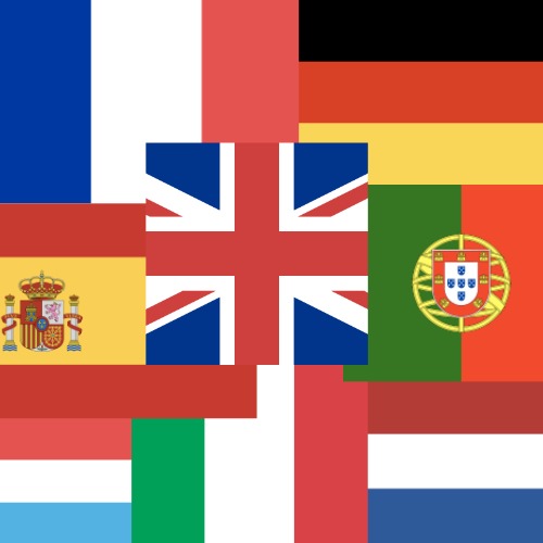 ensembles de drapeaux linguistiques